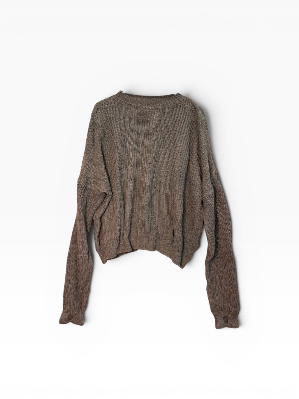 KAPITAL Made in Japan Oversized Distressed Knit Sweater RARE FIND Size 1 (small) - Picture 2 of 12
